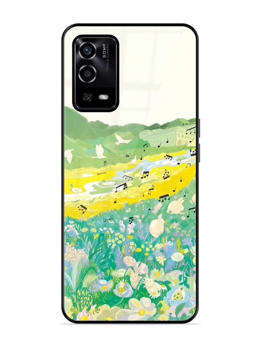 Melody In Bloom Glossy Soft Edge Case for Oppo A55 Chachhi