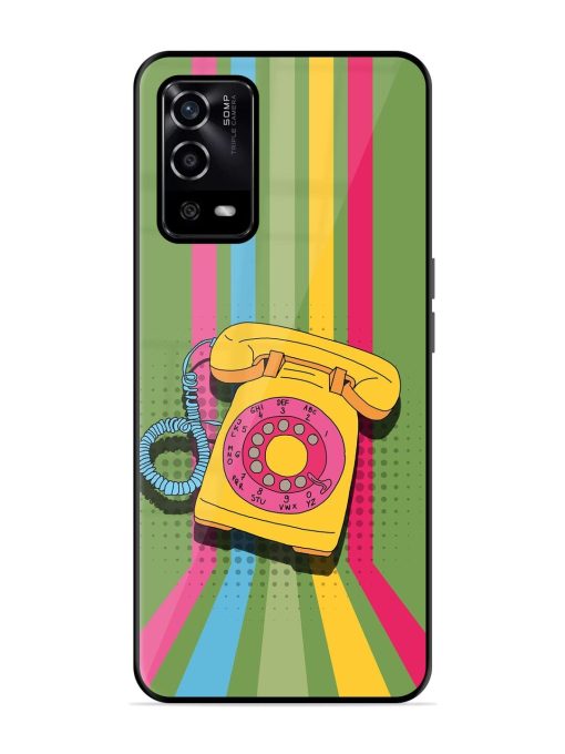 Retro Dialer Glossy Soft Edge Case for Oppo A55 Chachhi