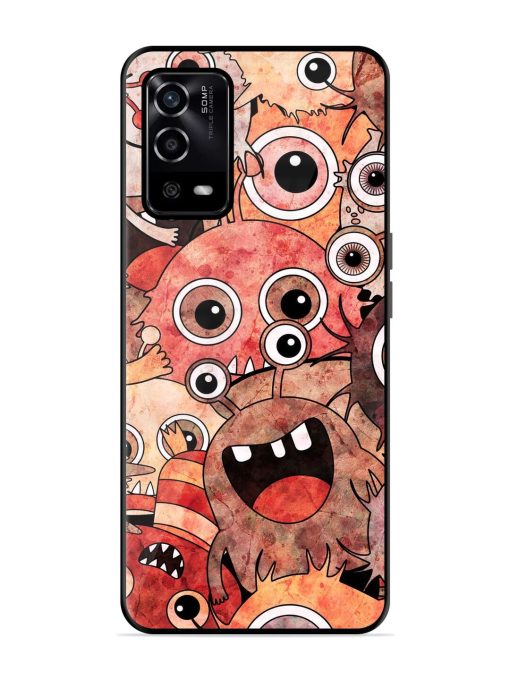 Monster Mash Glossy Soft Edge Case for Oppo A55 Chachhi