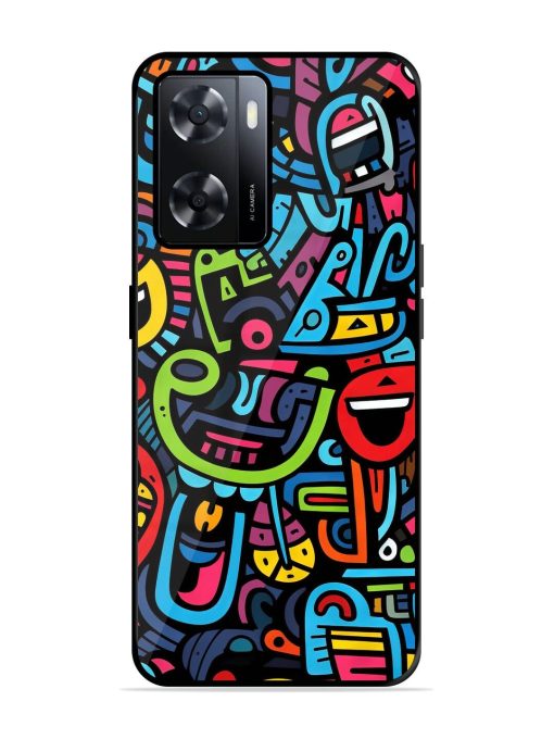 Doodlephoria Glossy Soft Edge Case for Oppo A57 (4G) Chachhi