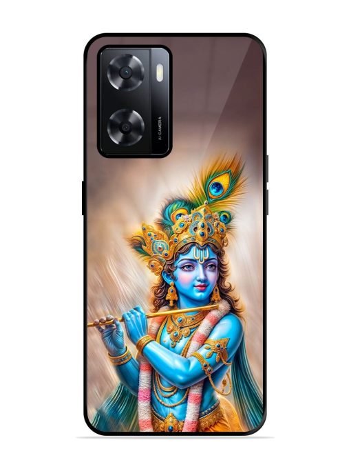 Divine Krishna Glossy Soft Edge Case for Oppo A57 (4G) Chachhi