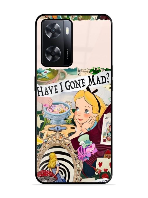 Mad Hatter'S Collage Glossy Soft Edge Case for Oppo A57 (4G) Chachhi