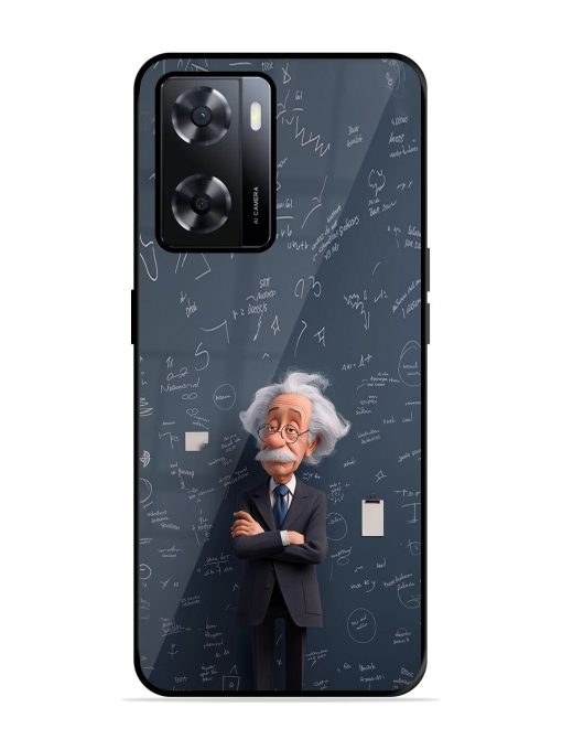 Albert Einstein Glossy Soft Edge Case for Oppo A57 (4G) Chachhi