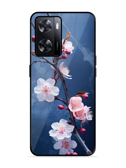 Delicate Blossoms Glossy Soft Edge Case for Oppo A57 (4G) Chachhi