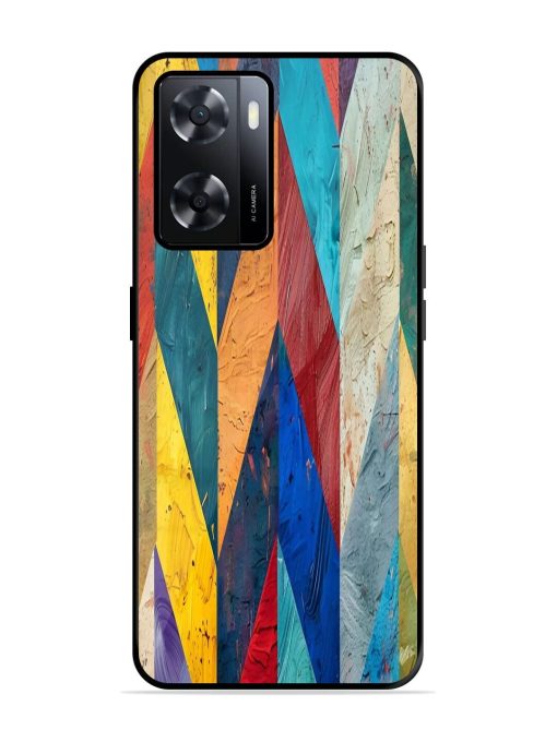 Abstract Tapestry Glossy Soft Edge Case for Oppo A57 (4G) Chachhi