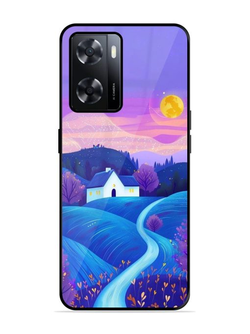 Moonlit Meadow Glossy Soft Edge Case for Oppo A57 (4G) Chachhi