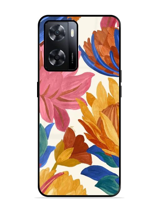 Blooming Tapestry Glossy Soft Edge Case for Oppo A57 (4G) Chachhi