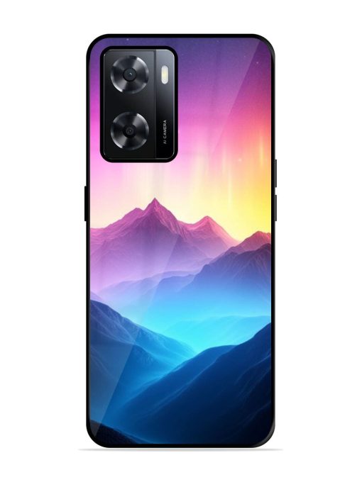 Cosmic Mountains Glossy Soft Edge Case for Oppo A57 (4G) Chachhi