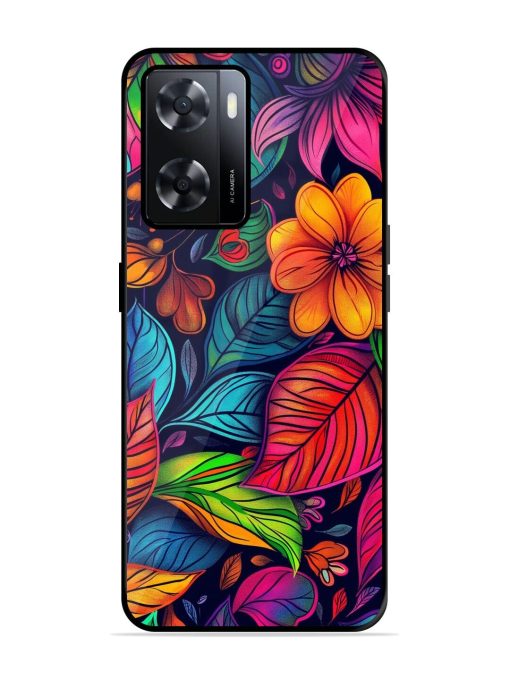 Rainbow Of Blooms Glossy Soft Edge Case for Oppo A57 (4G) Chachhi