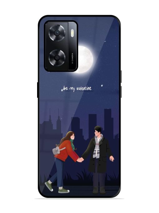 Moonlight Proposal Glossy Soft Edge Case for Oppo A57 (4G) Chachhi