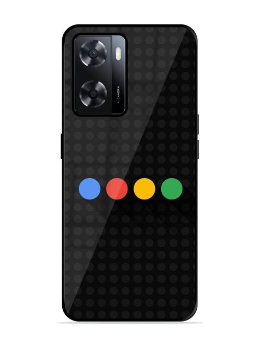 Google Dots Glossy Soft Edge Case for Oppo A57 (4G) Chachhi