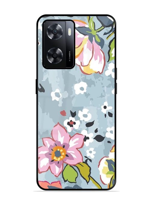 Floral Fantasy Glossy Soft Edge Case for Oppo A57 (4G)