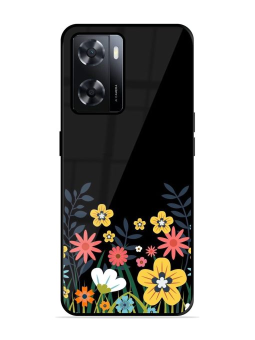 Floral Night Sky Glossy Soft Edge Case for Oppo A57 (4G) Chachhi