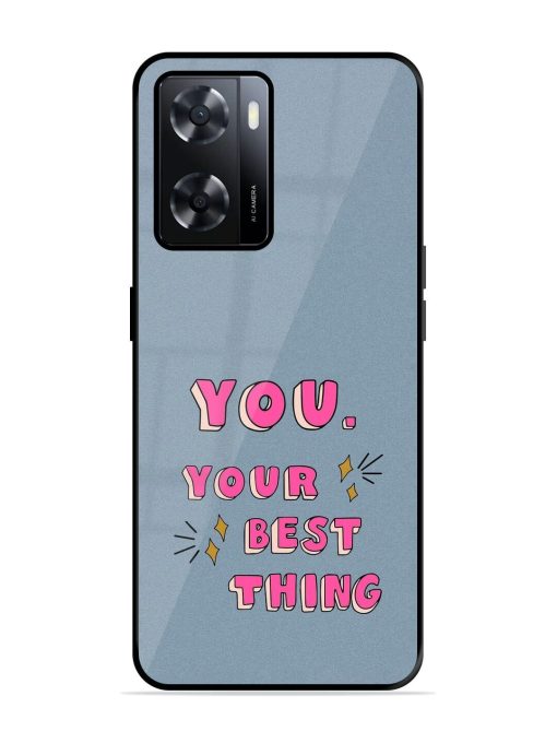 Self-Love Sparkles Glossy Soft Edge Case for Oppo A57 (4G) Chachhi