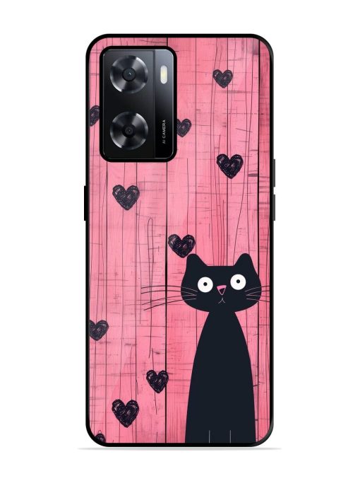 Feline Valentine'S Day Glossy Soft Edge Case for Oppo A57 (4G) Chachhi