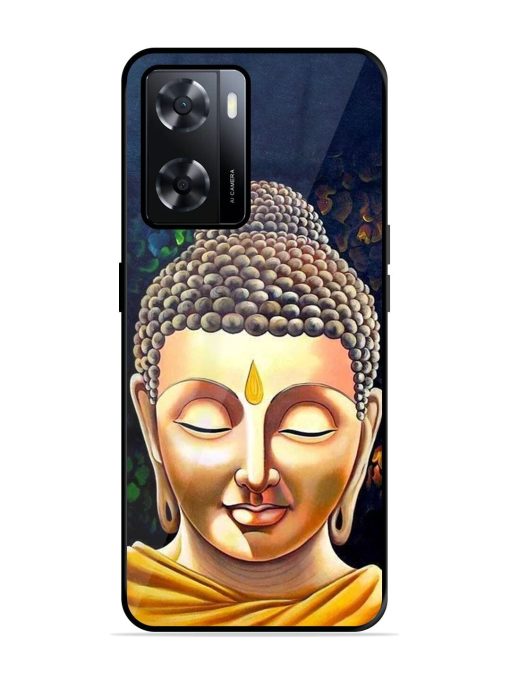 Buddha Face Glossy Soft Edge Case for Oppo A57 (4G) Chachhi