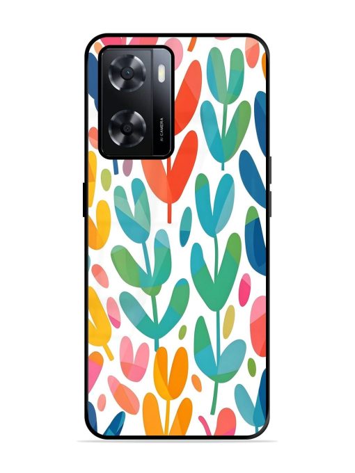 Rainbow Of Blooms Glossy Soft Edge Case for Oppo A57 (4G) Chachhi