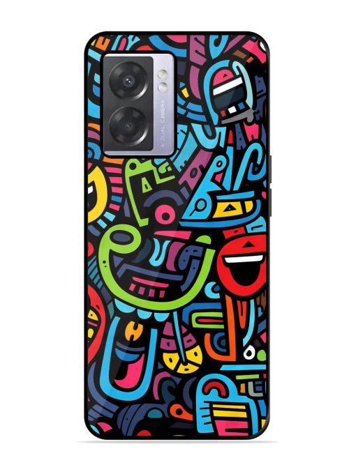 Doodlephoria Glossy Soft Edge Case for Oppo A57 (5G) Chachhi