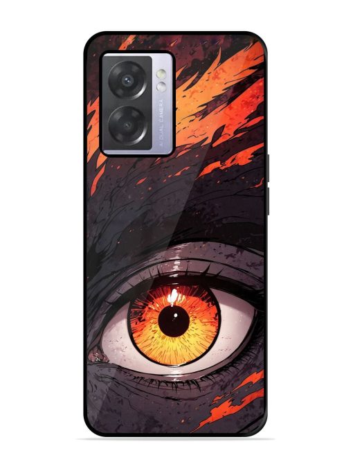 Inferno Gaze Glossy Soft Edge Case for Oppo A57 (5G) Chachhi