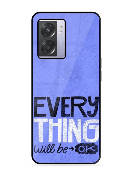 Hopeful Hues Glossy Soft Edge Case for Oppo A57 (5G) Chachhi