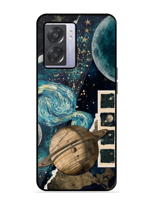 Celestial Tapestry Glossy Soft Edge Case for Oppo A57 (5G) Chachhi