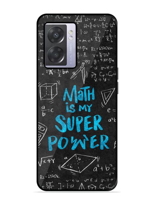 Math Magic Glossy Soft Edge Case for Oppo A57 (5G) Chachhi