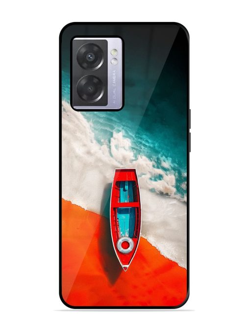 Crimson Tide Glossy Soft Edge Case for Oppo A57 (5G) Chachhi