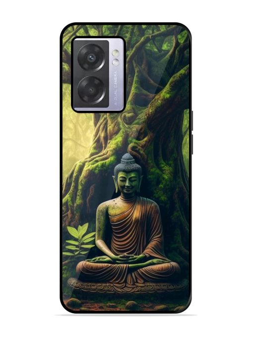 Green Buddha Art Glossy Soft Edge Case for Oppo A57 (5G) Chachhi