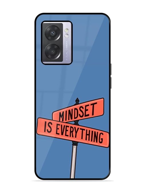 Mindset Matters Glossy Soft Edge Case for Oppo A57 (5G) Chachhi