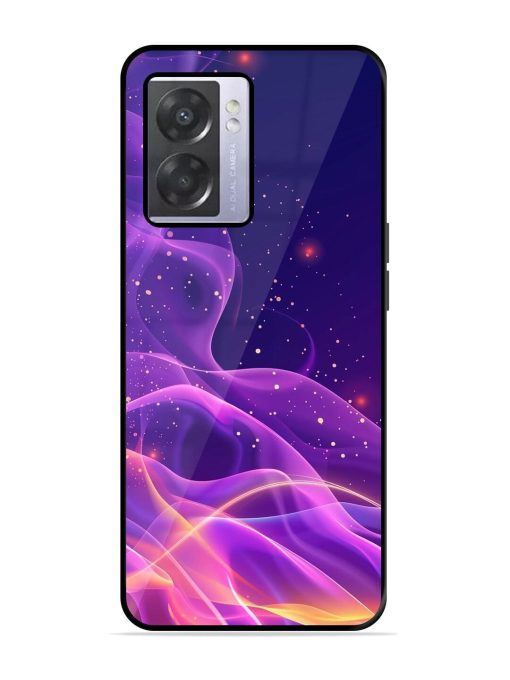 Cosmic Currents Glossy Soft Edge Case for Oppo A57 (5G) Chachhi