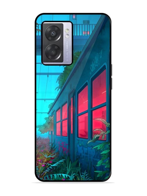 Urban Jungle Glossy Soft Edge Case for Oppo A57 (5G) Chachhi