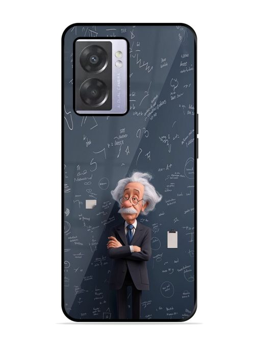 Albert Einstein Glossy Soft Edge Case for Oppo A57 (5G) Chachhi