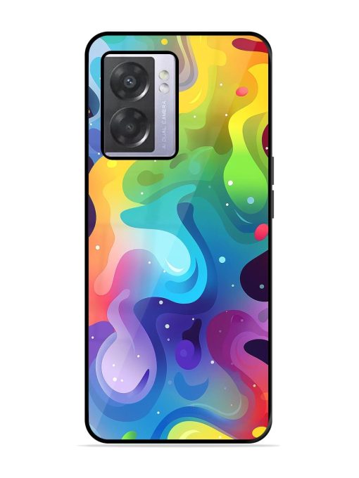 Rainbow River Glossy Soft Edge Case for Oppo A57 (5G) Chachhi