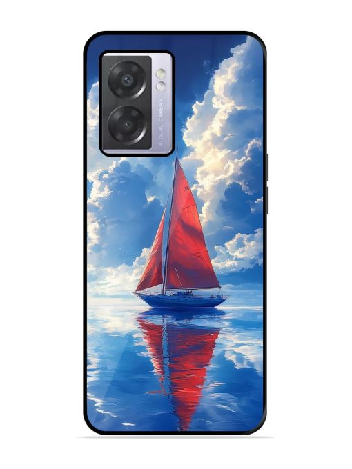 Crimson Sails Glossy Soft Edge Case for Oppo A57 (5G) Chachhi