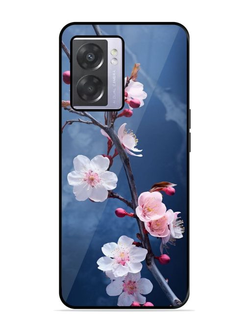 Delicate Blossoms Glossy Soft Edge Case for Oppo A57 (5G) Chachhi