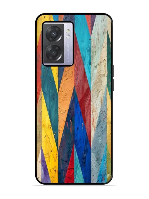 Abstract Tapestry Glossy Soft Edge Case for Oppo A57 (5G) Chachhi