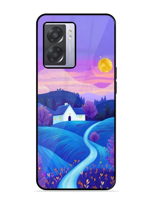 Moonlit Meadow Glossy Soft Edge Case for Oppo A57 (5G) Chachhi