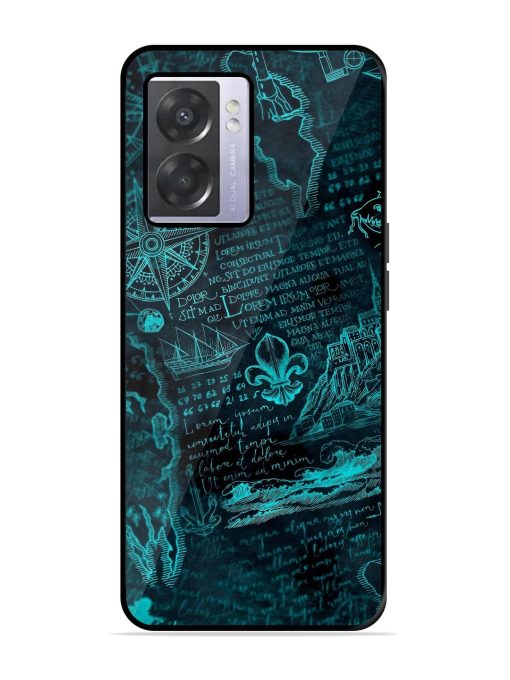 Nautical Notebook Glossy Soft Edge Case for Oppo A57 (5G) Chachhi