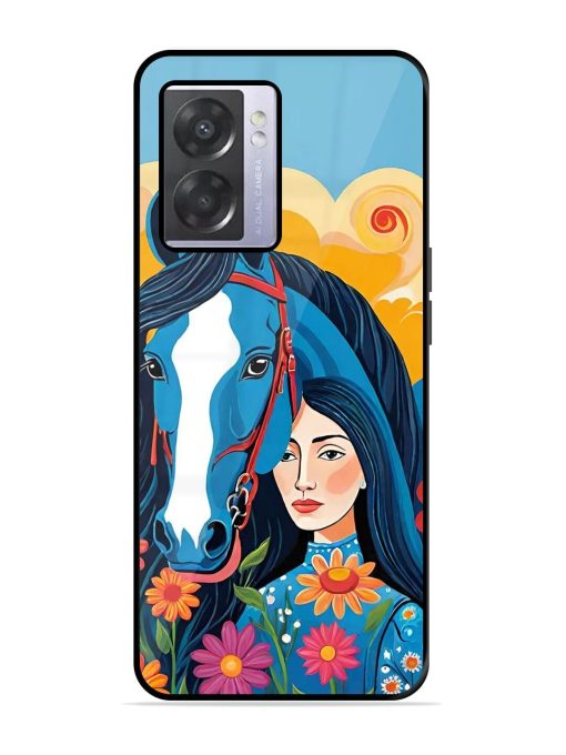 Equine Enchantment Glossy Soft Edge Case for Oppo A57 (5G) Chachhi