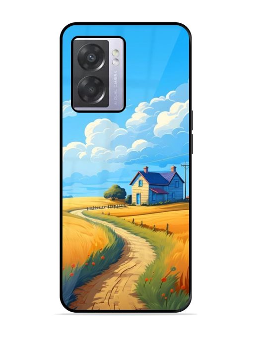 Countryside Cottage Glossy Soft Edge Case for Oppo A57 (5G)