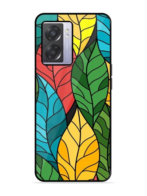 Foliage Fiesta Glossy Soft Edge Case for Oppo A57 (5G) Chachhi