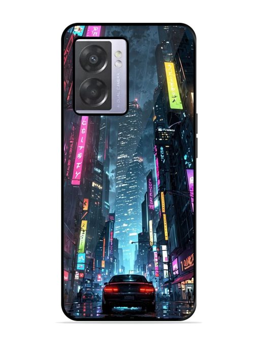 Neon Nightscape Glossy Soft Edge Case for Oppo A57 (5G) Chachhi