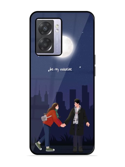 Moonlight Proposal Glossy Soft Edge Case for Oppo A57 (5G) Chachhi