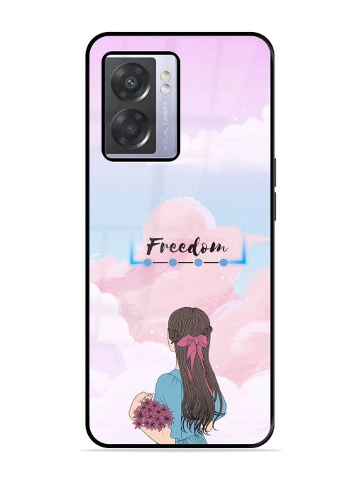 Skyward Dreams Glossy Soft Edge Case for Oppo A57 (5G) Chachhi