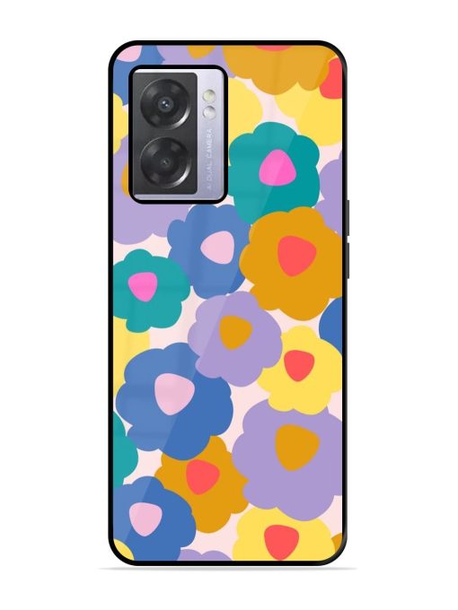 Flower Power Glossy Soft Edge Case for Oppo A57 (5G) Chachhi