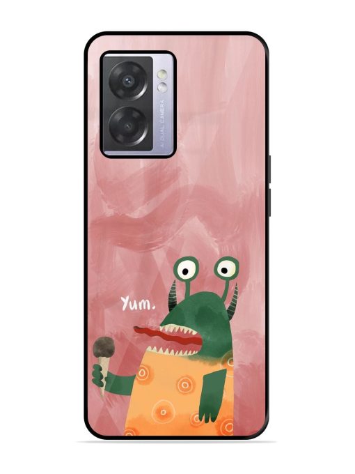 Hungry Monster Glossy Soft Edge Case for Oppo A57 (5G) Chachhi