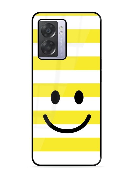 Smiling Stripes Glossy Soft Edge Case for Oppo A57 (5G)