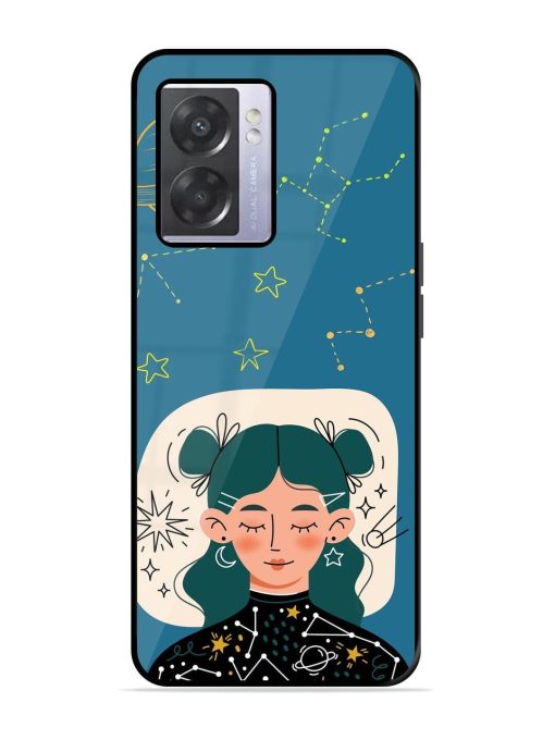 Cosmic Daydreamer Glossy Soft Edge Case for Oppo A57 (5G) Chachhi