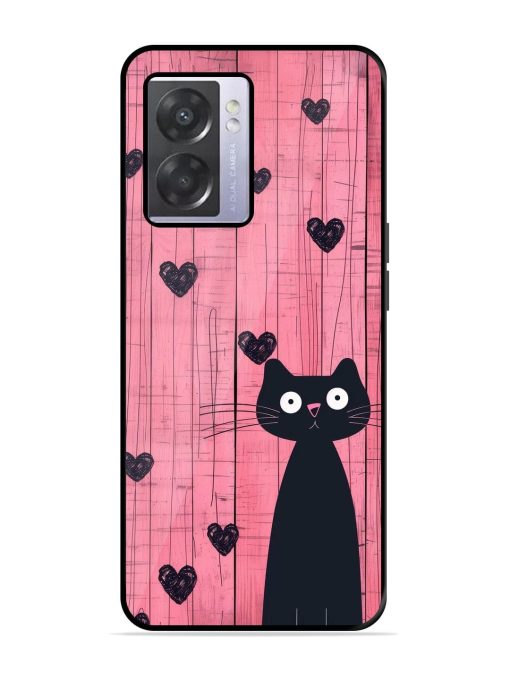 Feline Valentine'S Day Glossy Soft Edge Case for Oppo A57 (5G) Chachhi