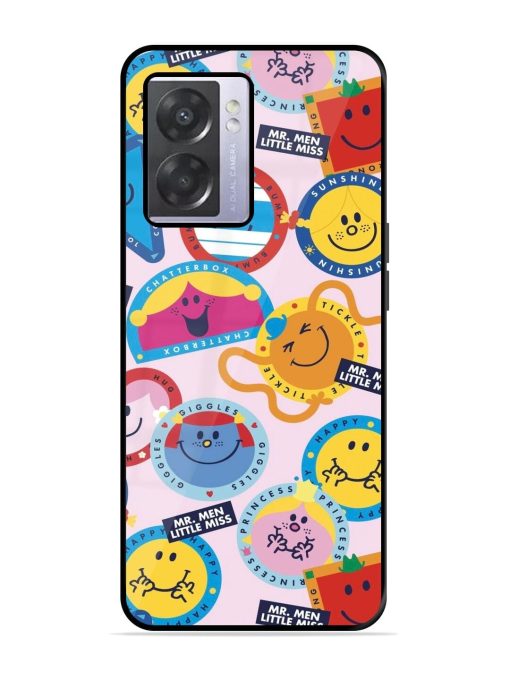 Whimsical Mr. Men & Little Miss Glossy Soft Edge Case for Oppo A57 (5G)